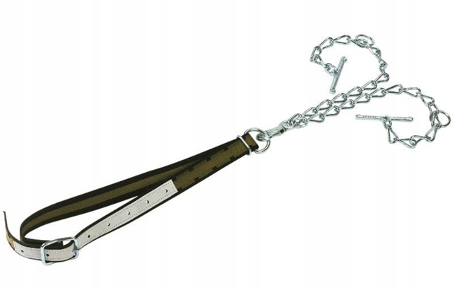 Vázání Pro Dobytek Se 2 Řetězy A Karabinkou Profi 130 x 4 cm Kerbl