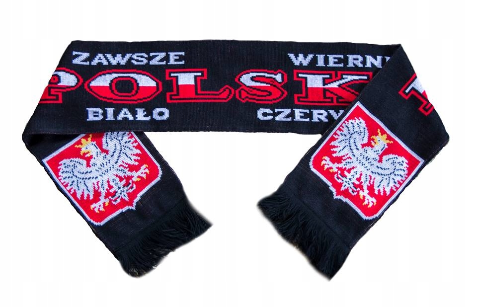 SZALIK POLSKA PILKARSKI SPORTOWY TKANY DLA KIBICA REPREZENTACJA