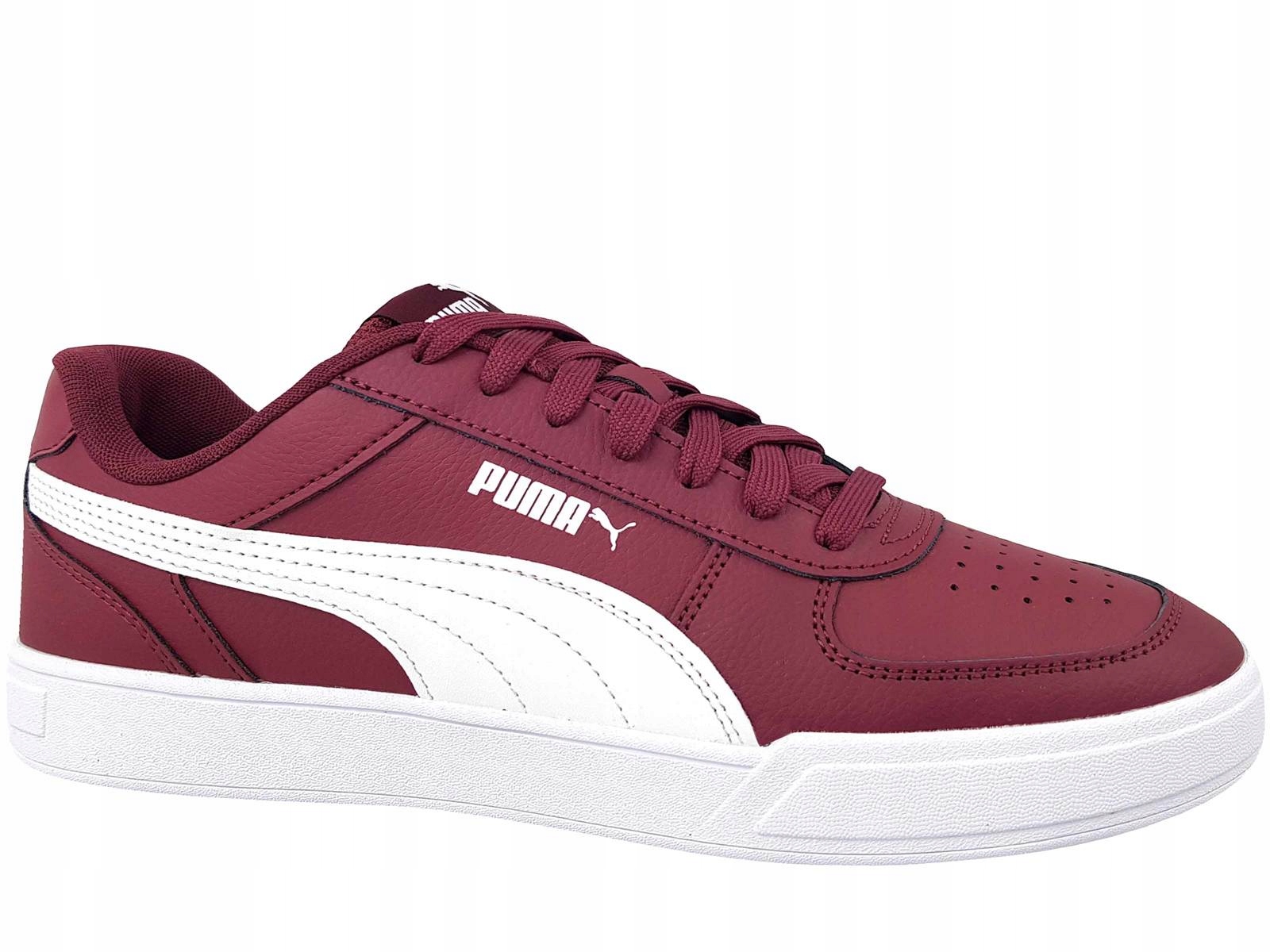 Puma Caven Buty Męskie Trampki Tenisówki Bordowe