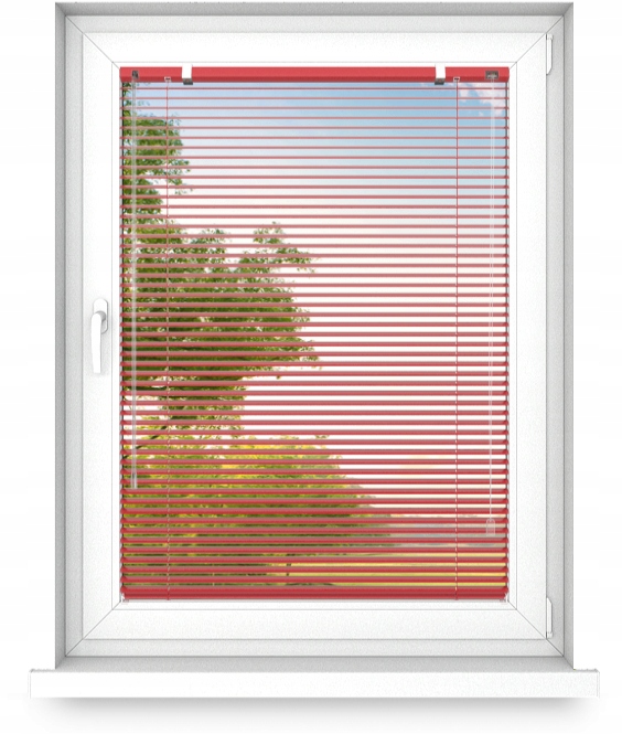 Štýlová hliníková žalúzia 25 mm 100 x 170 cm Farby