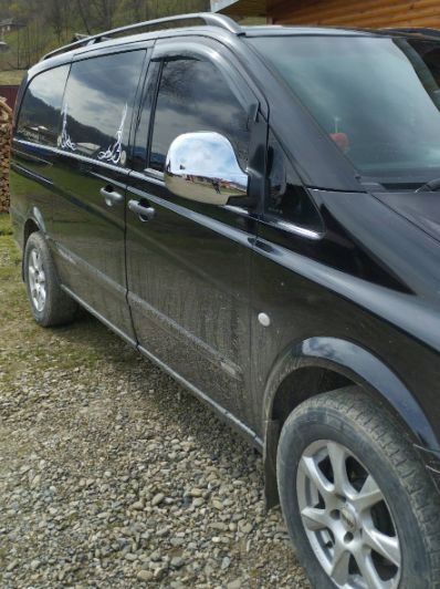 CHROM NAKŁADKI NA LUSTERKA MERCEDES VITO W639 03-10 Producent bez marki