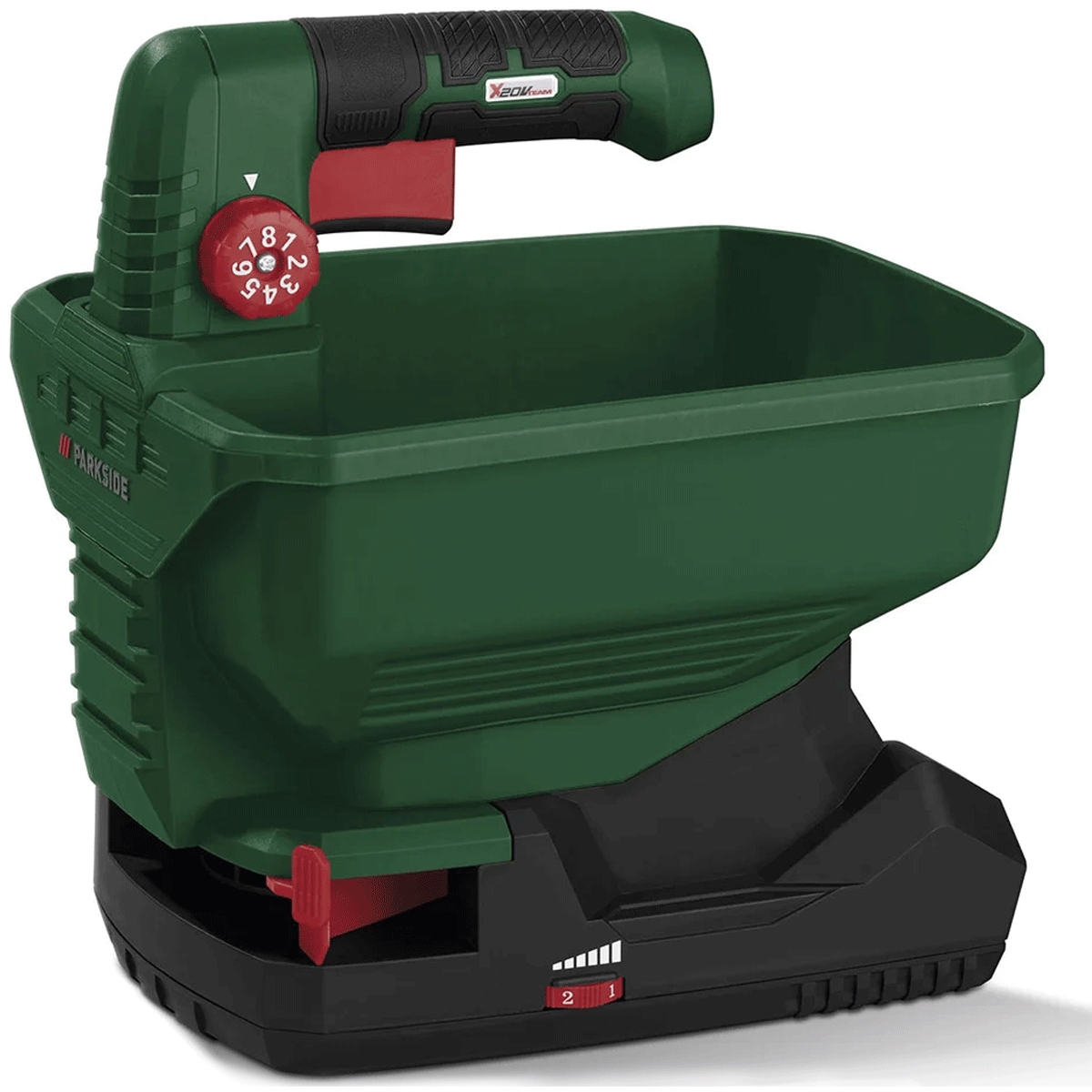 Akumulátorový Secí Stroj Na Trávy Parkside Pusa 20-Li B1 Zahradní Rozmetadlo