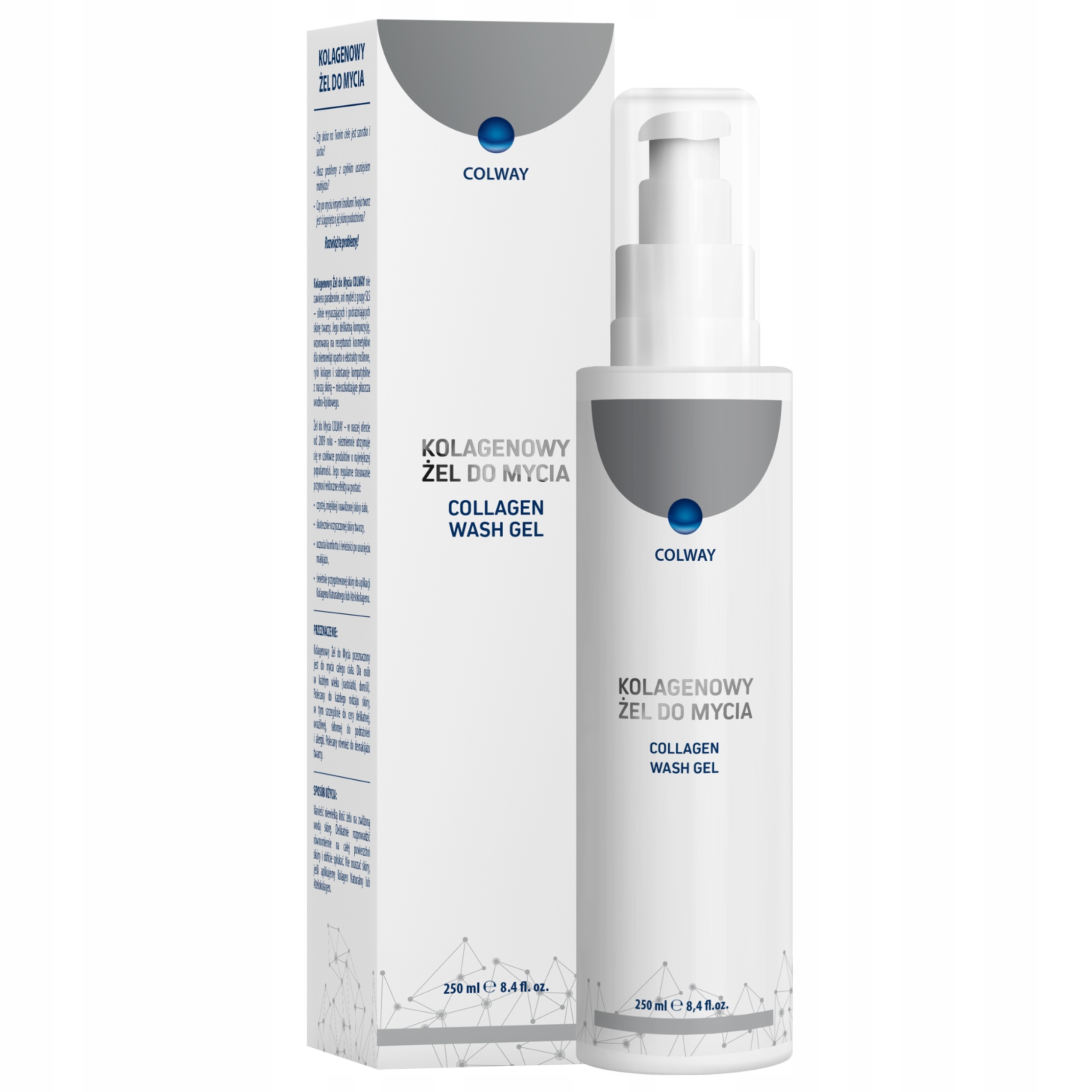Colway KOLAGENOWY ŻEL DO MYCIA TWARZY I CIAŁA