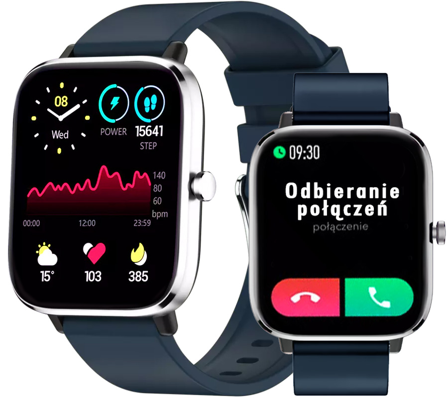 

Zegarek Smartwatch Rubicon Sms Kroki Puls Rozmowy