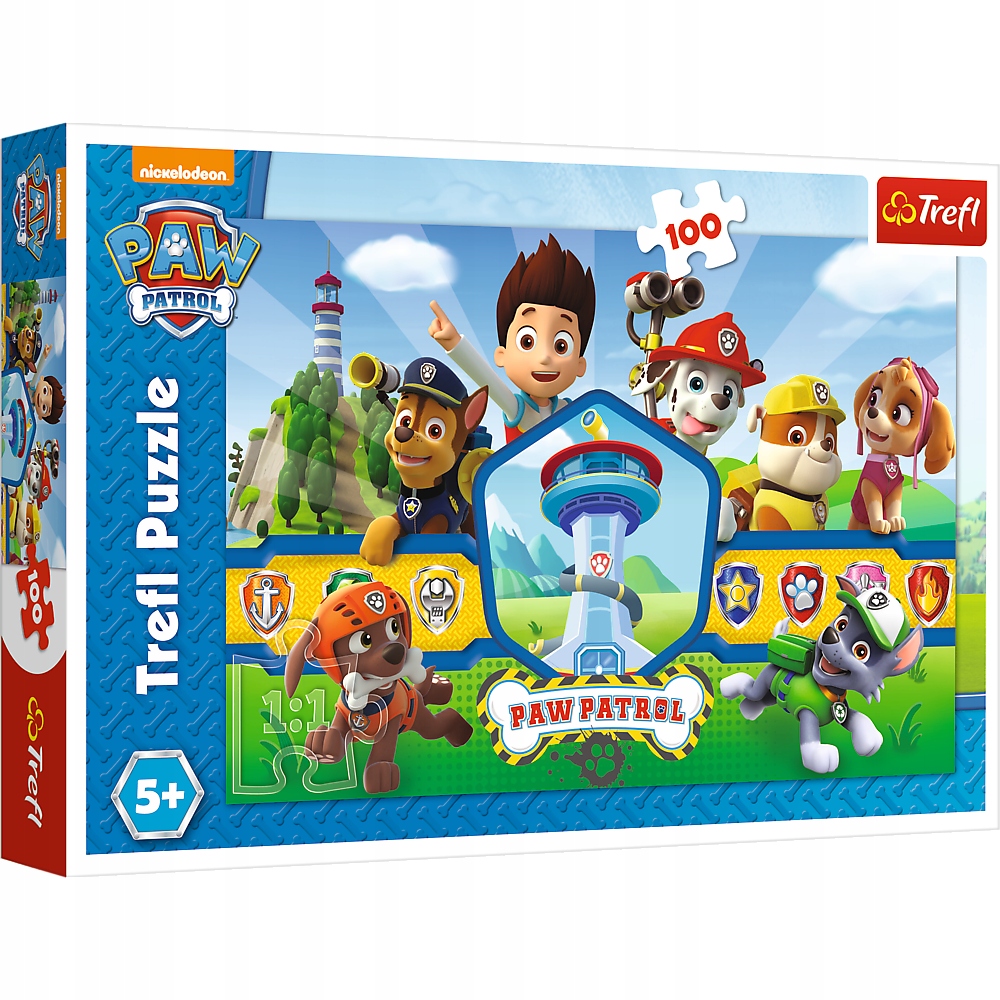 

Puzzle 100EL Psi Patrol Bohaterska Drużyna Trefl