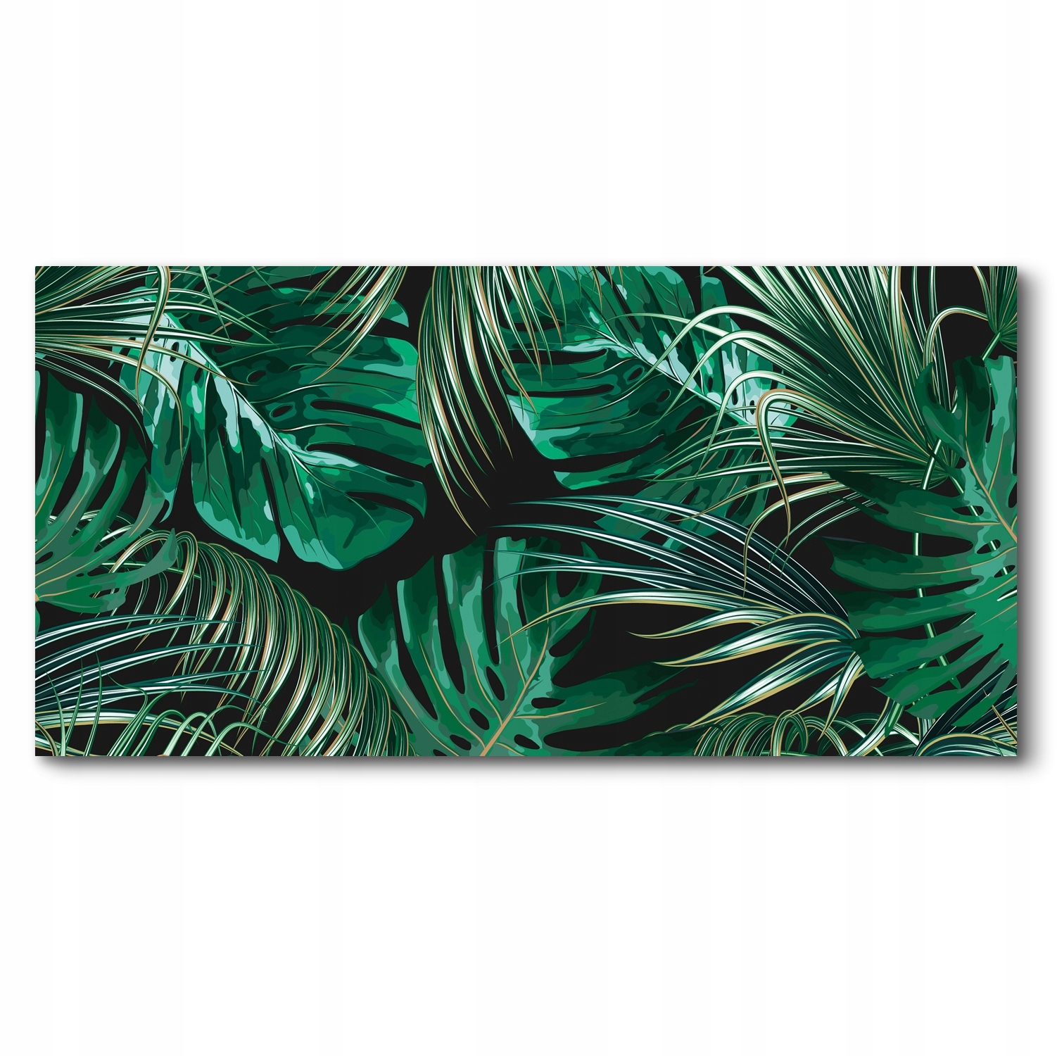 

Foto obraz na płótnie liść monstery wzór 140x70