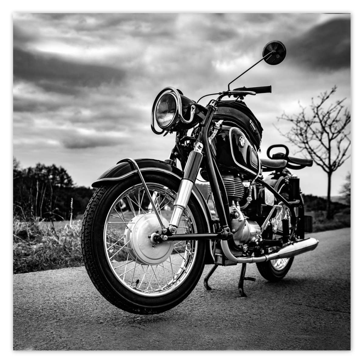 Fototapety 312x312 Klasyczny motocykl Bmw