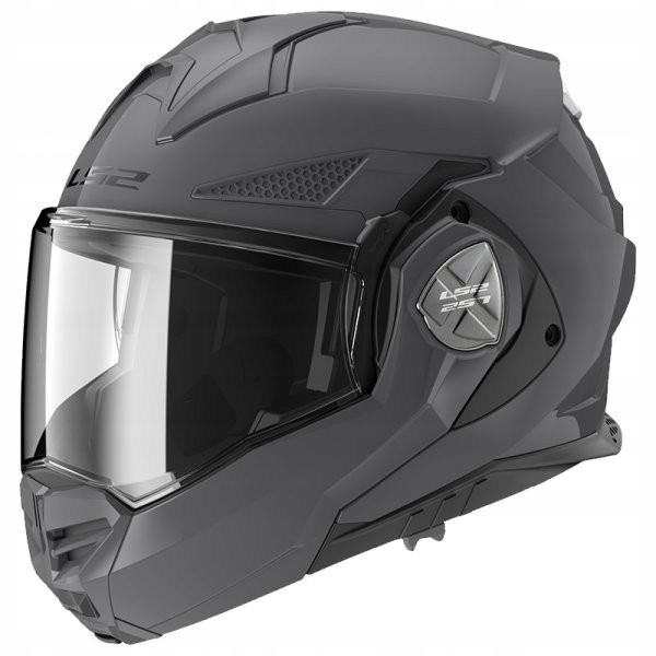 LS2 FF901 Advant X Solid Nardo Grey modulárna čeľusťová prilba s mixom 3XL