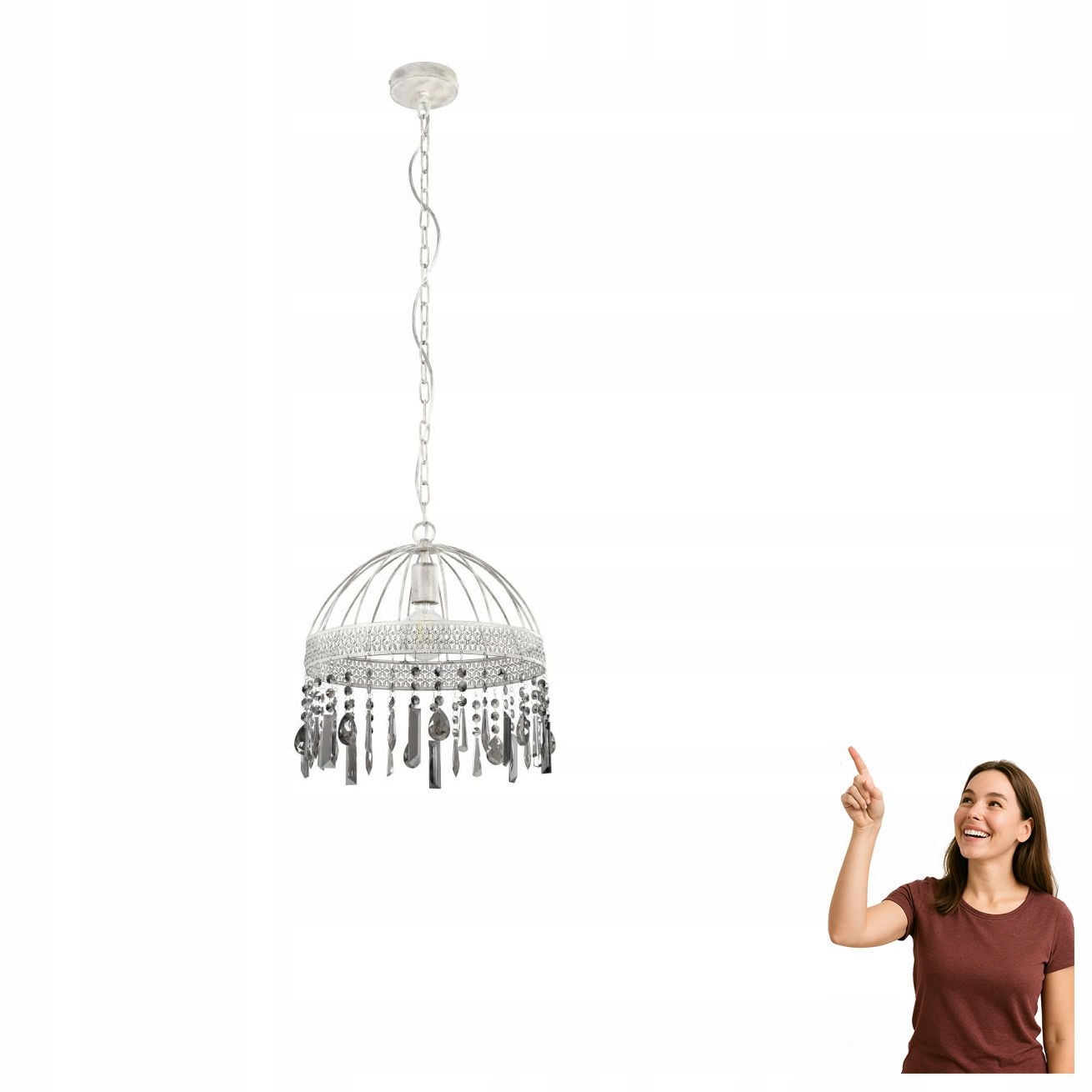 Závesná lampa Steeleville 43587 Eglo