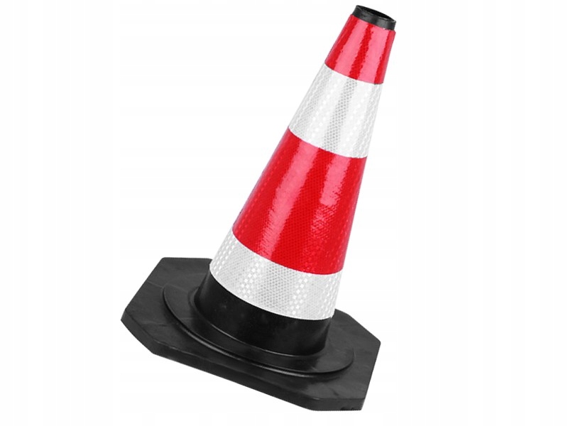 PACHOŁEK DROGOWY OSTRZEGAWCZY 45 CM ODBLASKOWY