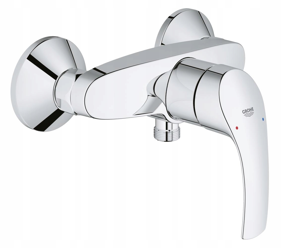 Bateria prysznicowa Grohe uniwersalna chrom z metalową dźwignią 33555002