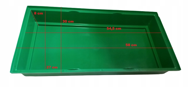 KUWETA PODSTAWA PLASTIKOWA DO KLATKI 58 X 30 CM Rodzaj kuweta