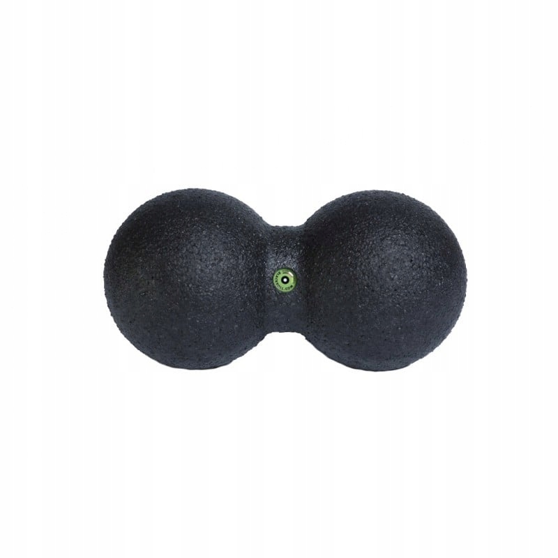 Dvojitý masážní míč Blackroll Duoball 12 cm x 12 cm černý
