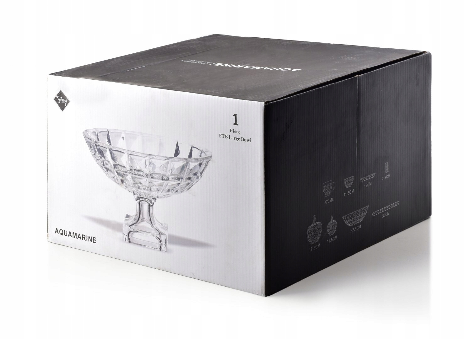 STYLOWA PATERA NA CIASTO OWOCE WYTRZYMAŁE SZKŁO Marka Affek Design