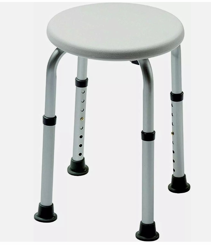 Taboret Stołek prysznicowy do wanny łazienkowy Regulacja wys Antypoślizgowy