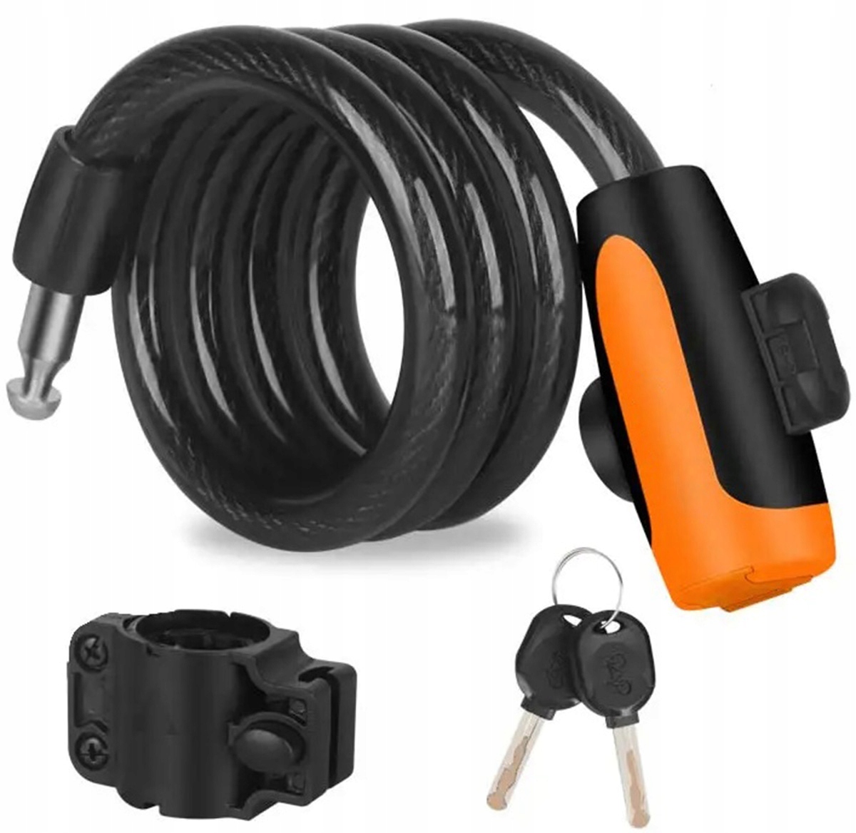 ZAPIĘCIE DO ROWERU BLOKADA ROWEROWA LINKA ŁAŃCUCH NA KLUCZYK 100CM RW36 EAN (GTIN) 5907621850579