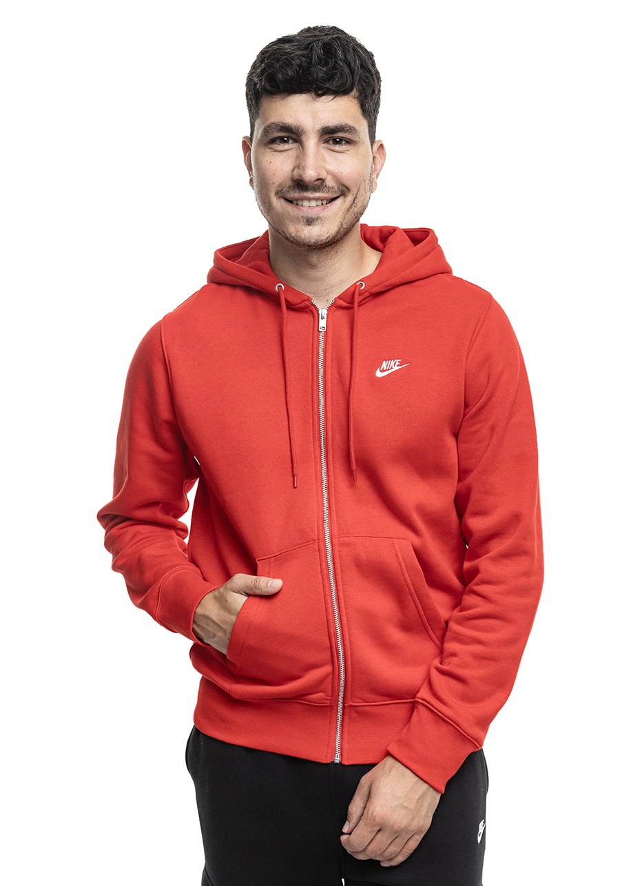 Pánská Mikina Nike s kapucí Rozepínací mikina Sportovní Kangurka vel. XL
