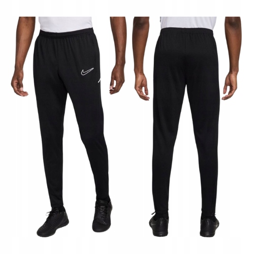 Spodnie Treningowe Nike Czarne Sportowe Zwężane Dresy Roz.l Piłkrskie
