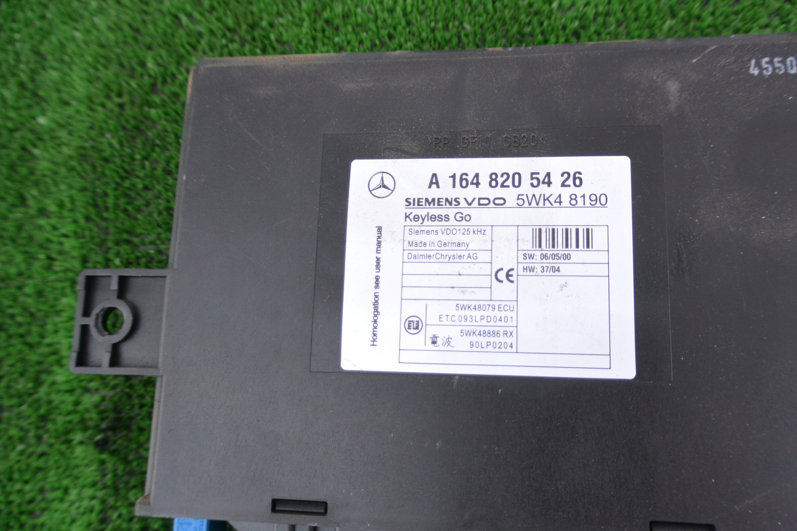 module control unit KEYLESS GO MERCEDES-BENZ ML GL R W251 W164 X164 A1648205426