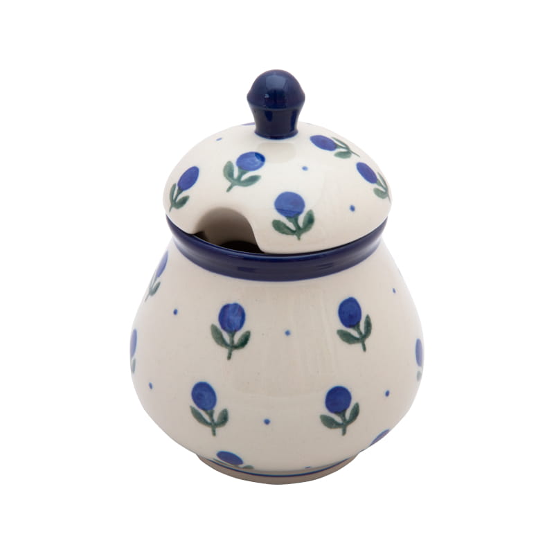 Cukřenka 200 ml Umělecká keramika Bolesławiec dek 0135 Jagody Chyła