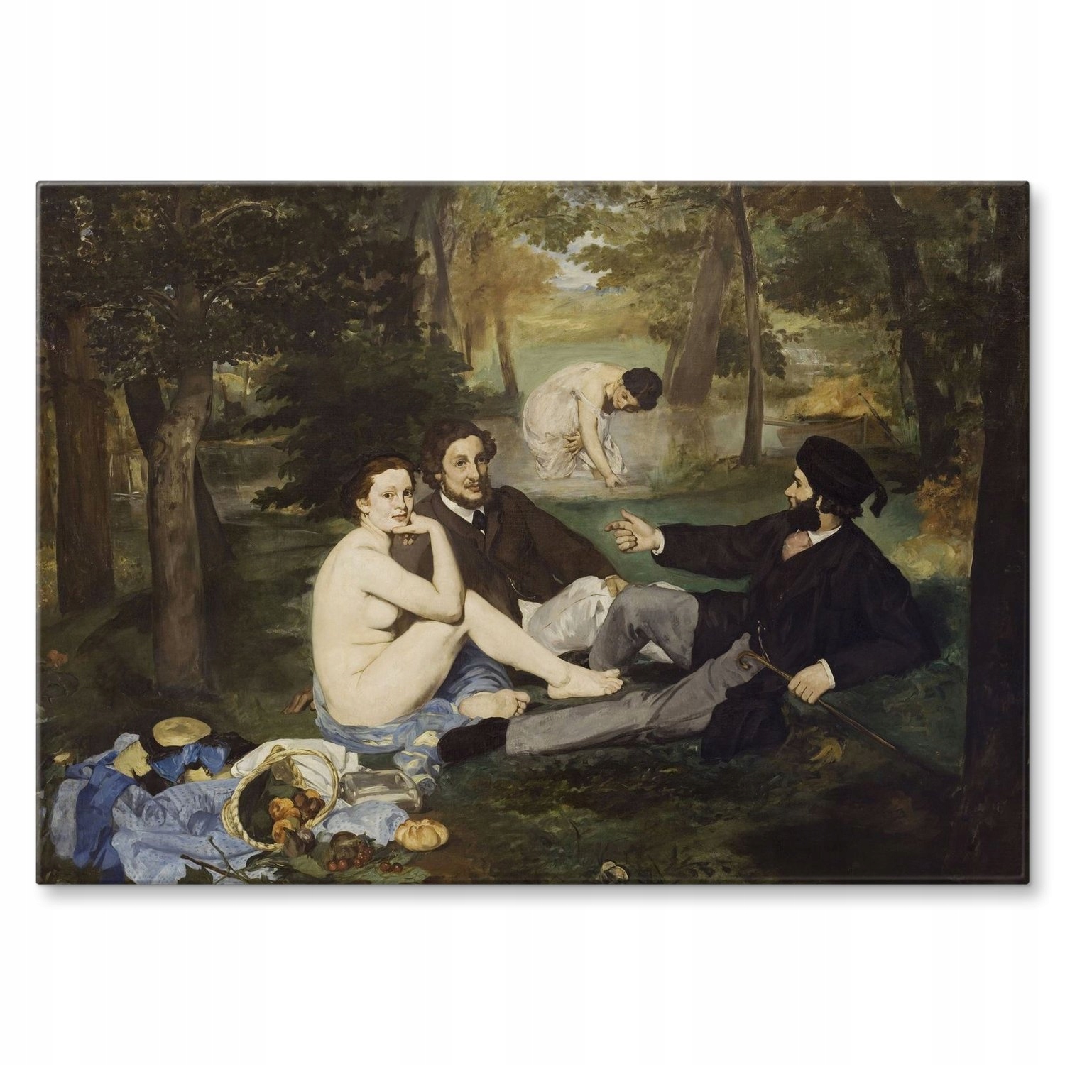 Kovový plakát Luncheon grass Manet Szyld Plech 30 x 42 cm Dárek