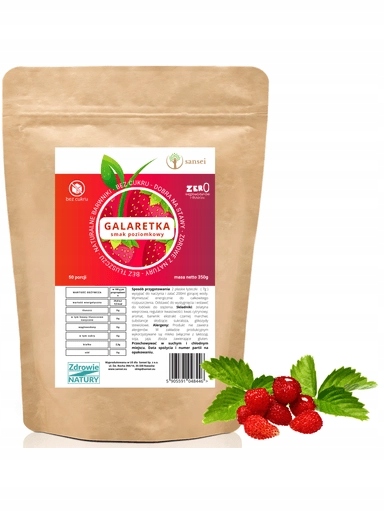 Levně 2x Keto Želé bez cukru a sacharidů 350 g 50 porcí Lesní Jahoda