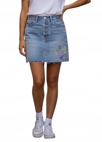 Mini džínová sukně Levi's Icon Skirt W24 24 Xxs Xs