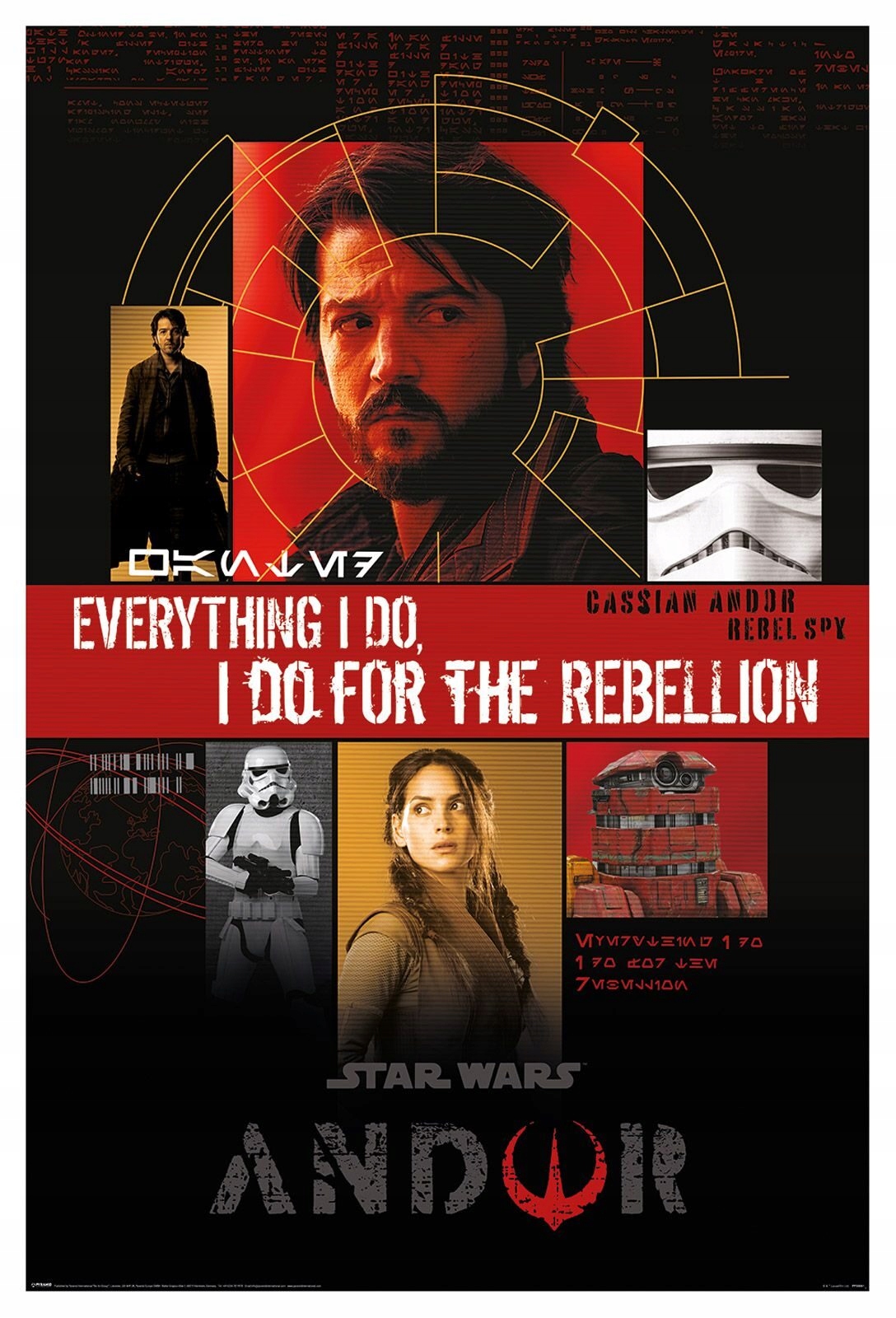 Star Wars Andor For The Rebellion plakat 61x91,5