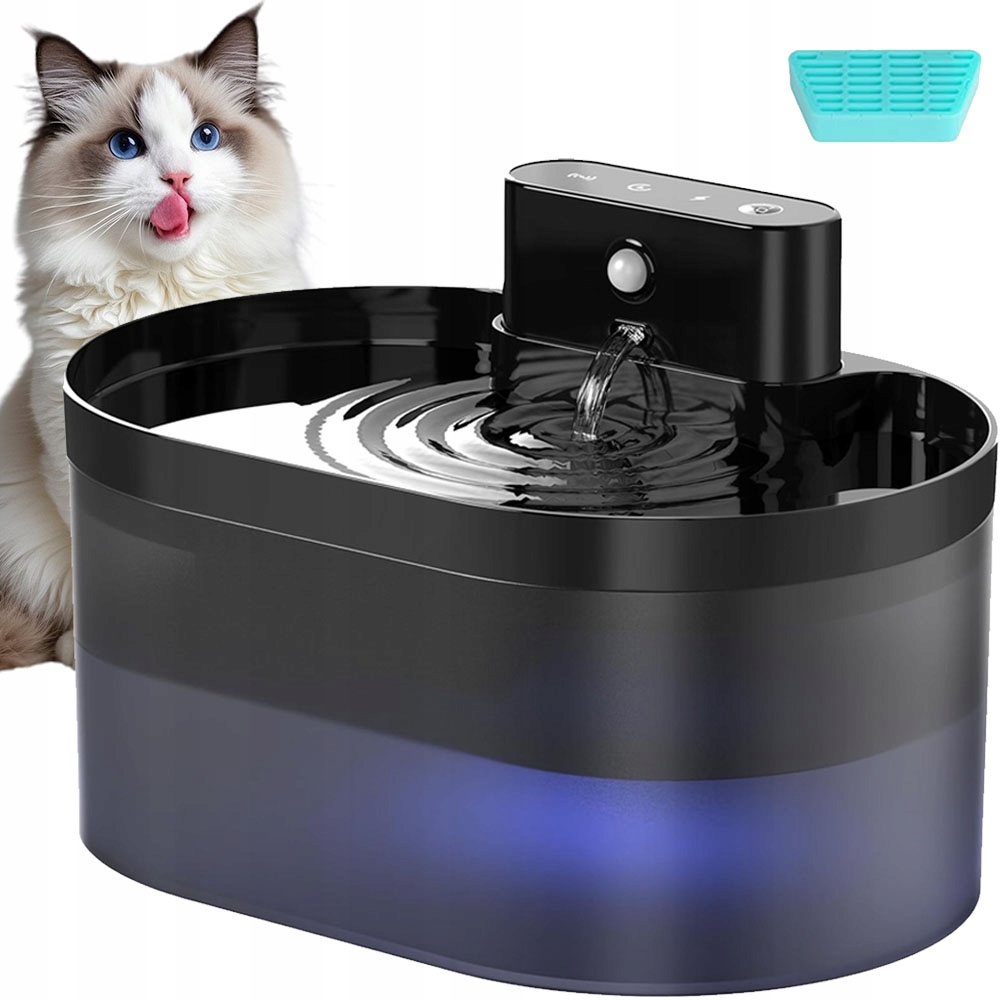 Poidełko Bezprzewodowe Fontanna Dla Kota I Psa Automatyczne Czujnik Ruchu