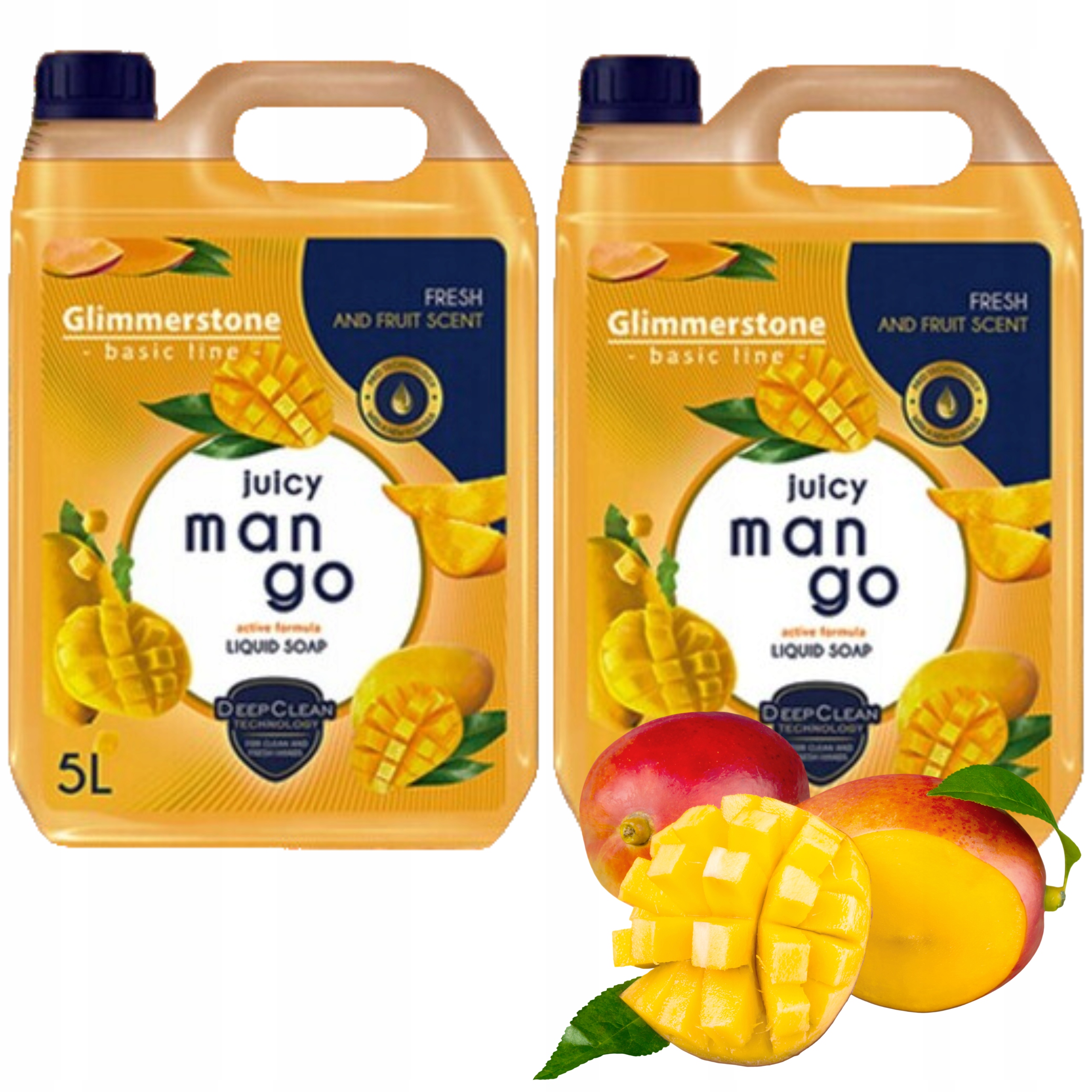 Levně Krémové tekuté mýdlo 10L hydratační na ruce čerstvé mango Den