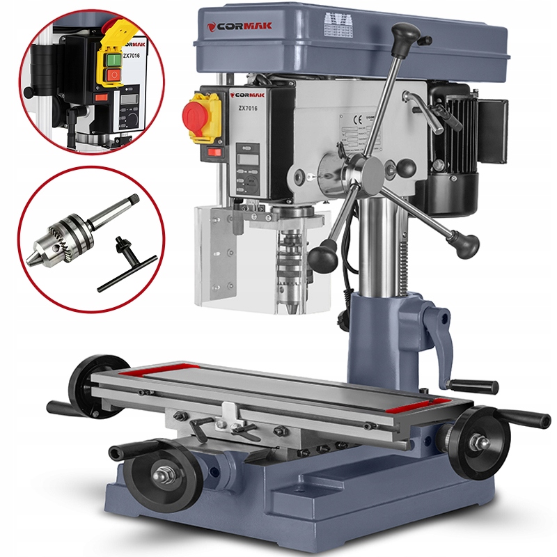 WIERTARKO FREZARKO WIERTARKA FREZARKA ZOŚKA 230V 16MM FREZOWANIE 12MM MK2