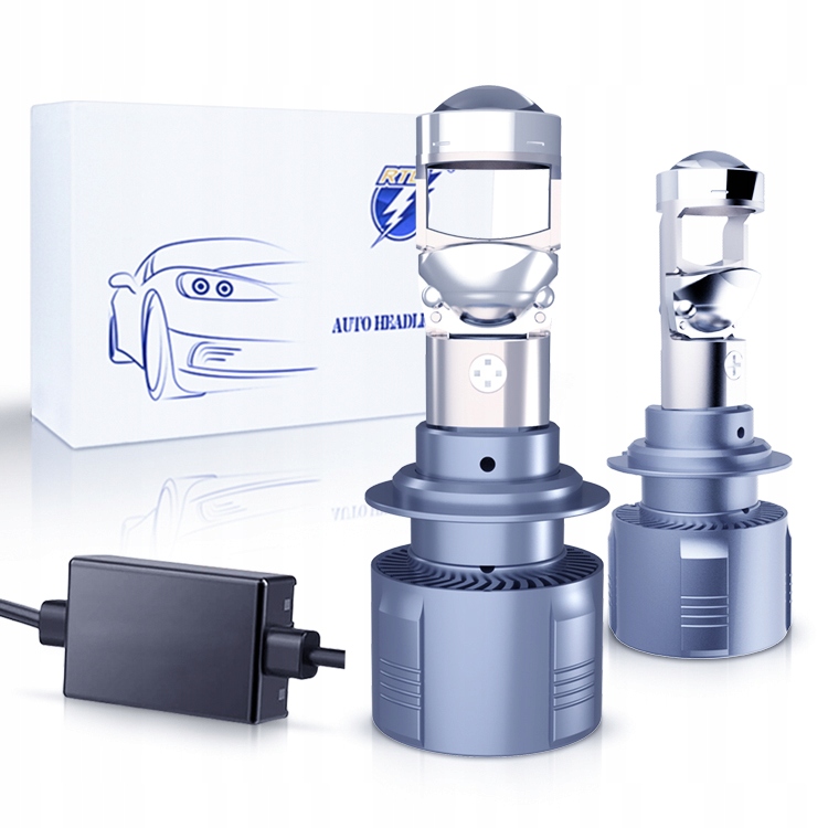 Mini laser obiektyw projektor led H11 H4 Mini za 144 zł z 莆田 Allegro