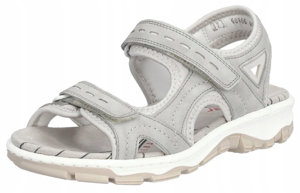 Rieker 68866-40 vel.37 – šedé trekové sportovní sandály