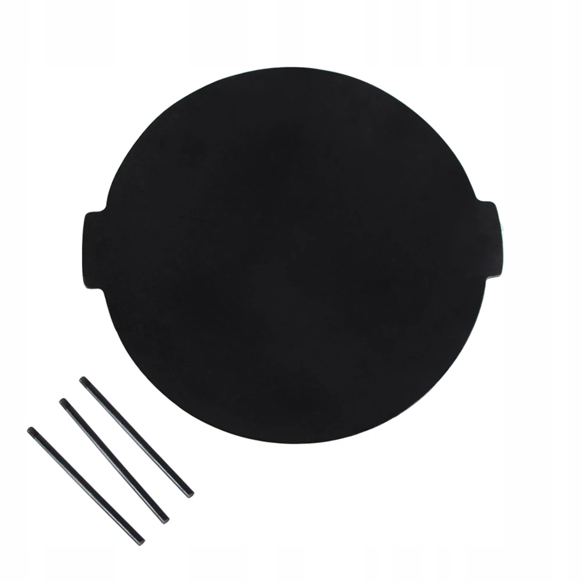 PŁYTA ŻELIWNA GRILLOWA 45 CM Z 3 NÓŻKAMI PATELNIA WOK NA OGNISKO PALENISKO