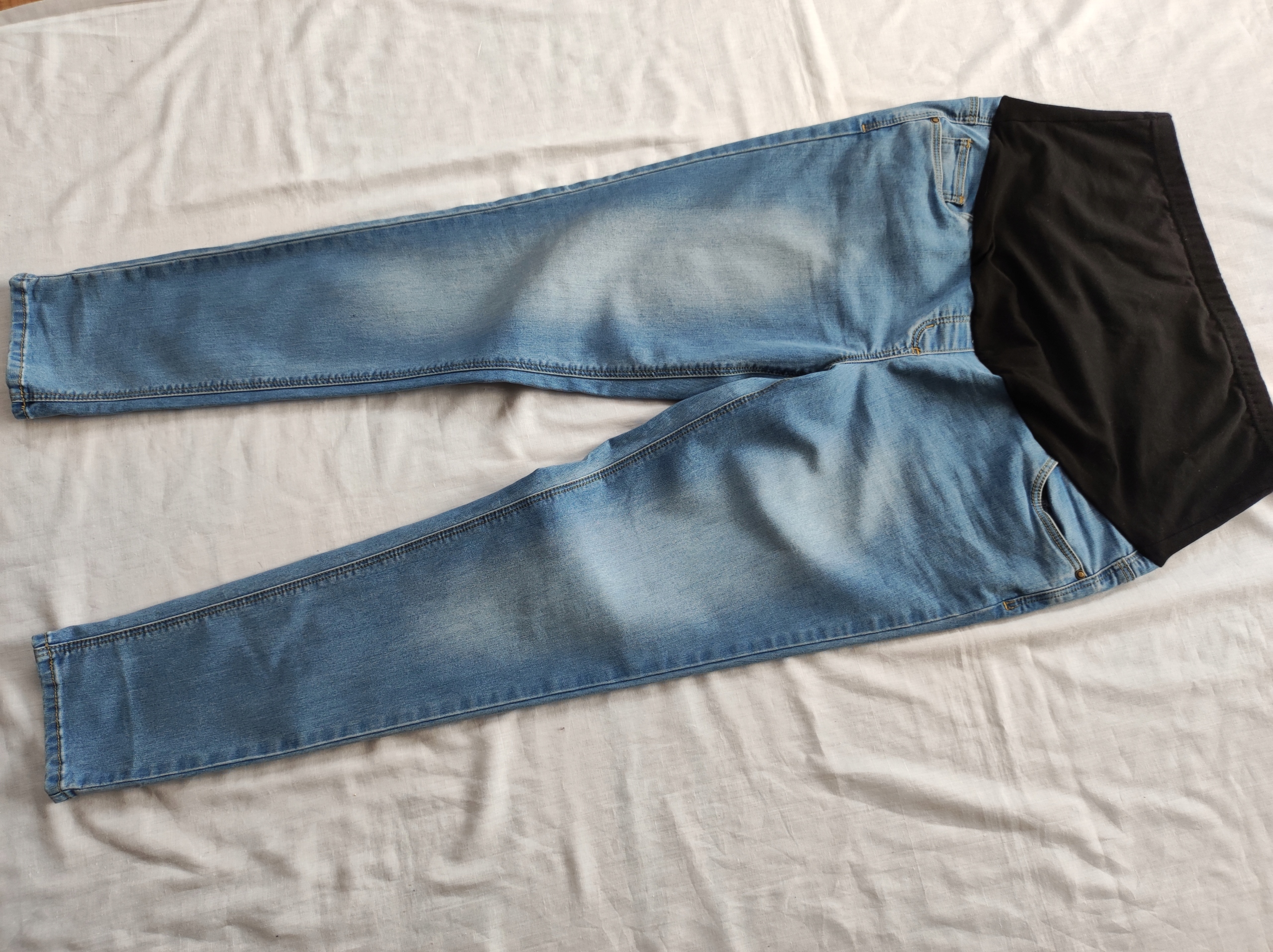 GEORGE SUPER SPODNIE CIĄŻOWE ROZCIĄG.RURKI 40 BDB