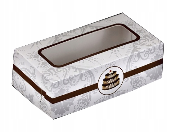 

2 Pudełko Na ciastka pierniczki 20x11x6,5 okienko