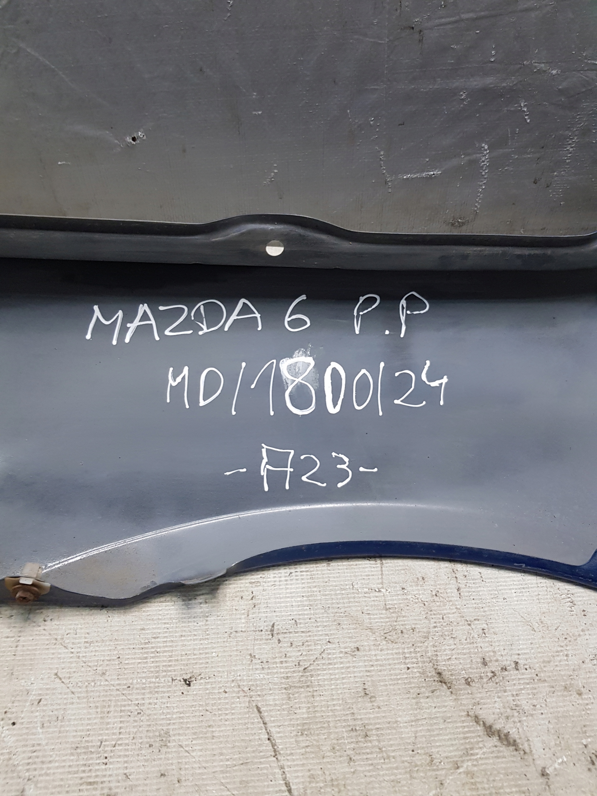 parafango MAZDA 6 e Destra Anteriore grafite