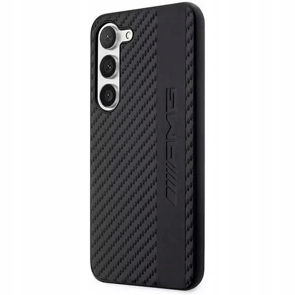 Etui Amg Carbon Stripe&Embossed na Samsung Galaxy S23+ czarne Mercedes