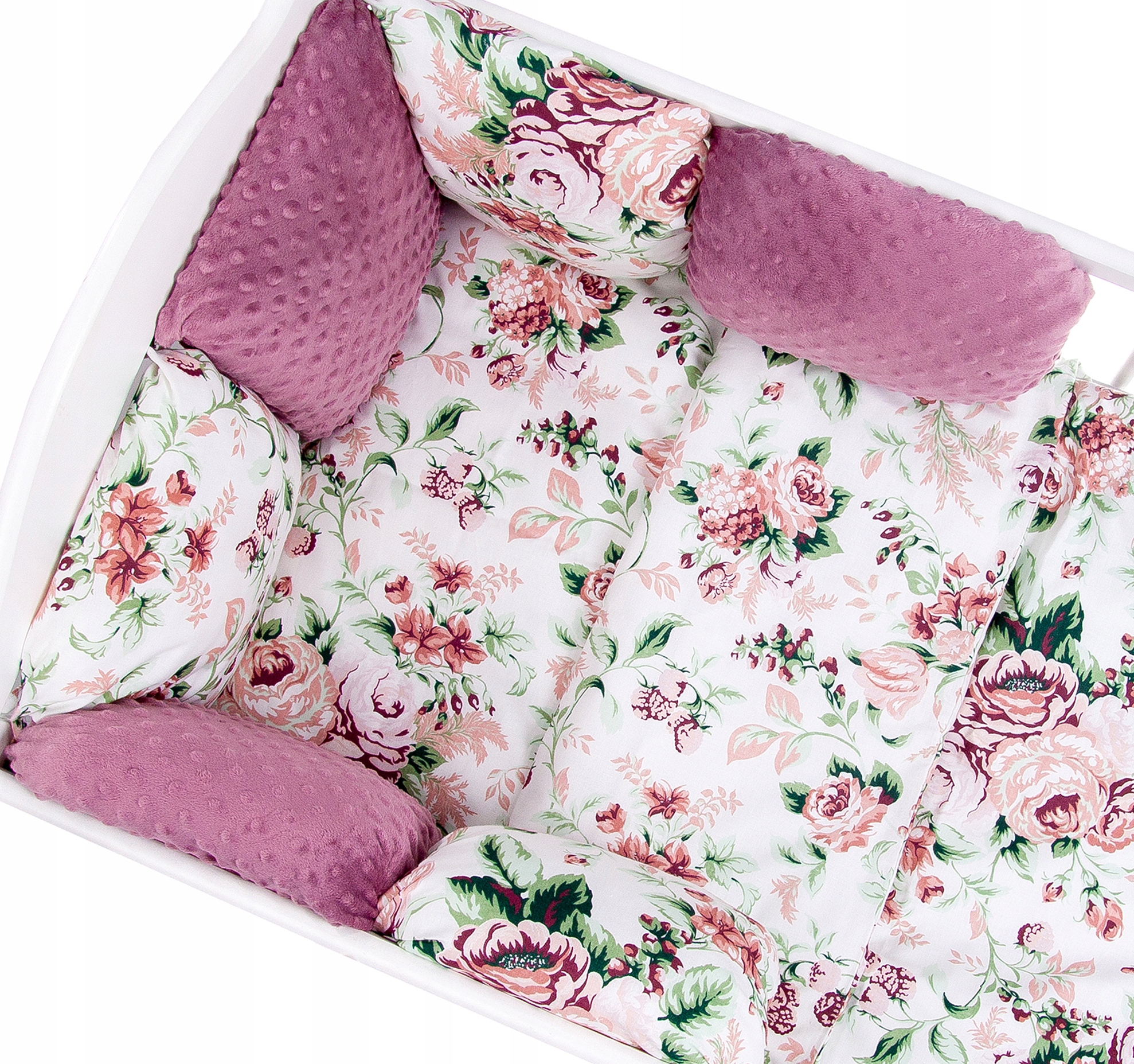 

8CZ. Kpl. Pościeli Do Łóżeczka 90X120CM Minky