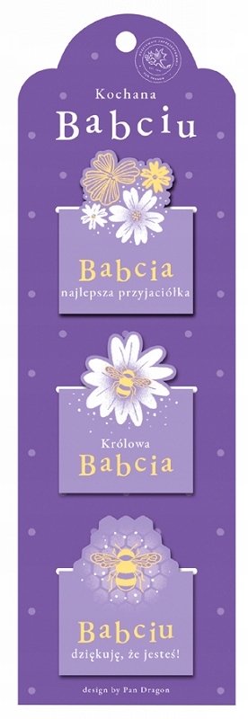 

Zakładki magnetyczne do książki Set Bees Babcia