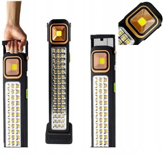 LAMPA SOLARNA USB DOM KEMPING SAMOCHÓD 48 LED COB Marka inna marka