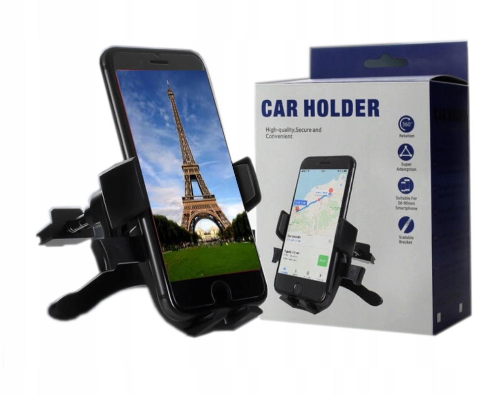 

Holder uchwyt samochodowy na telefon do kratki