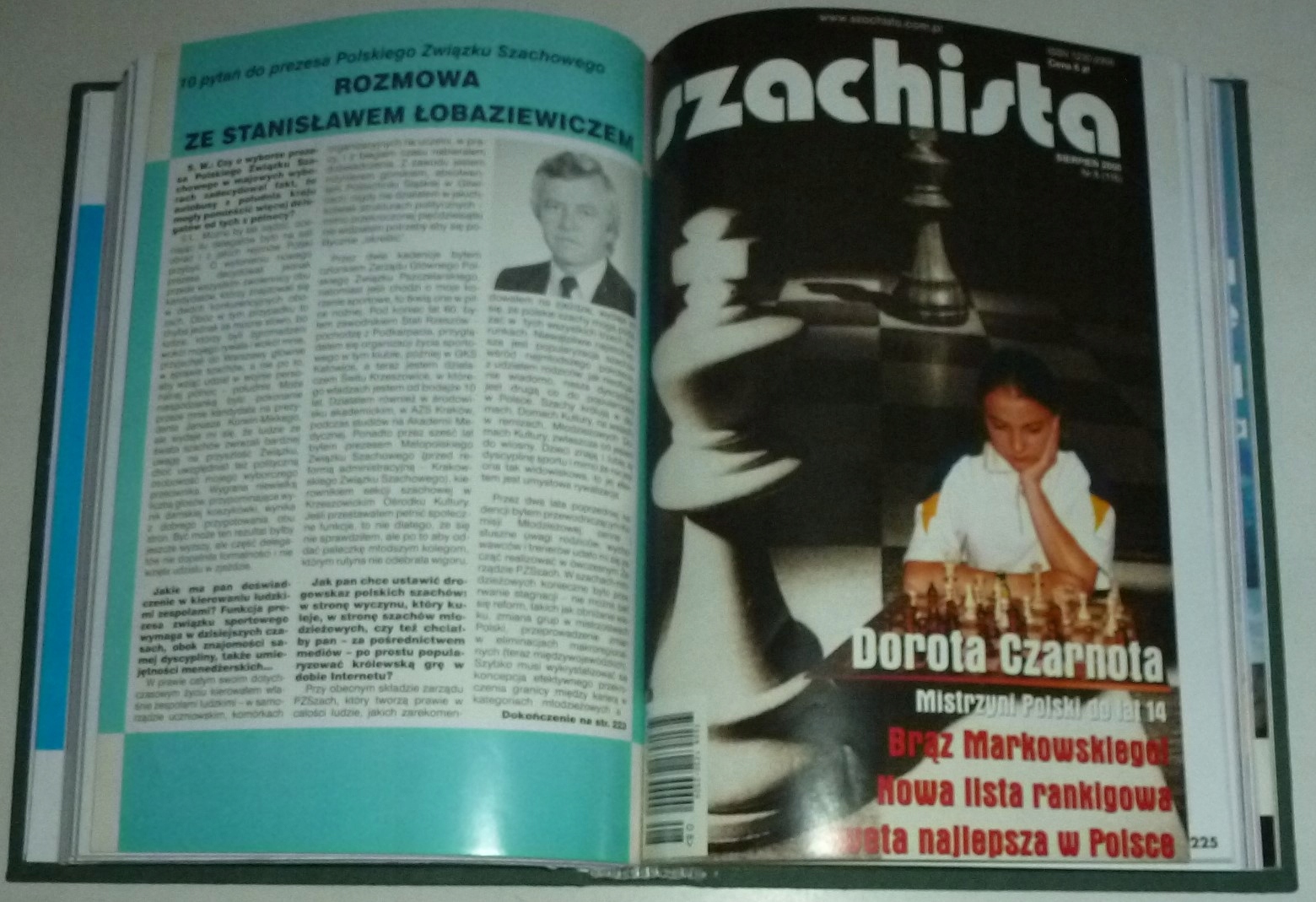 SZACHISTA Miesięcznik 1-12/2000