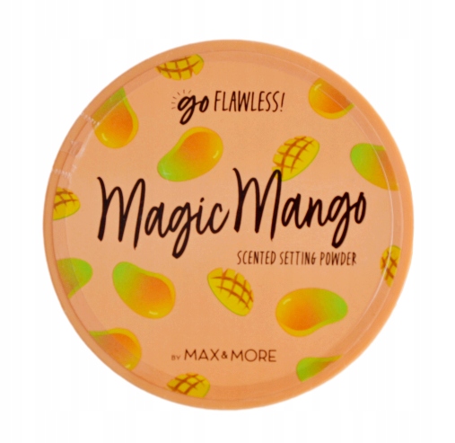 MAX&MORE DUŻY PUDER SYPKI MATUJĄCY TRANSPARENTNY MAGIC MANGO 22G