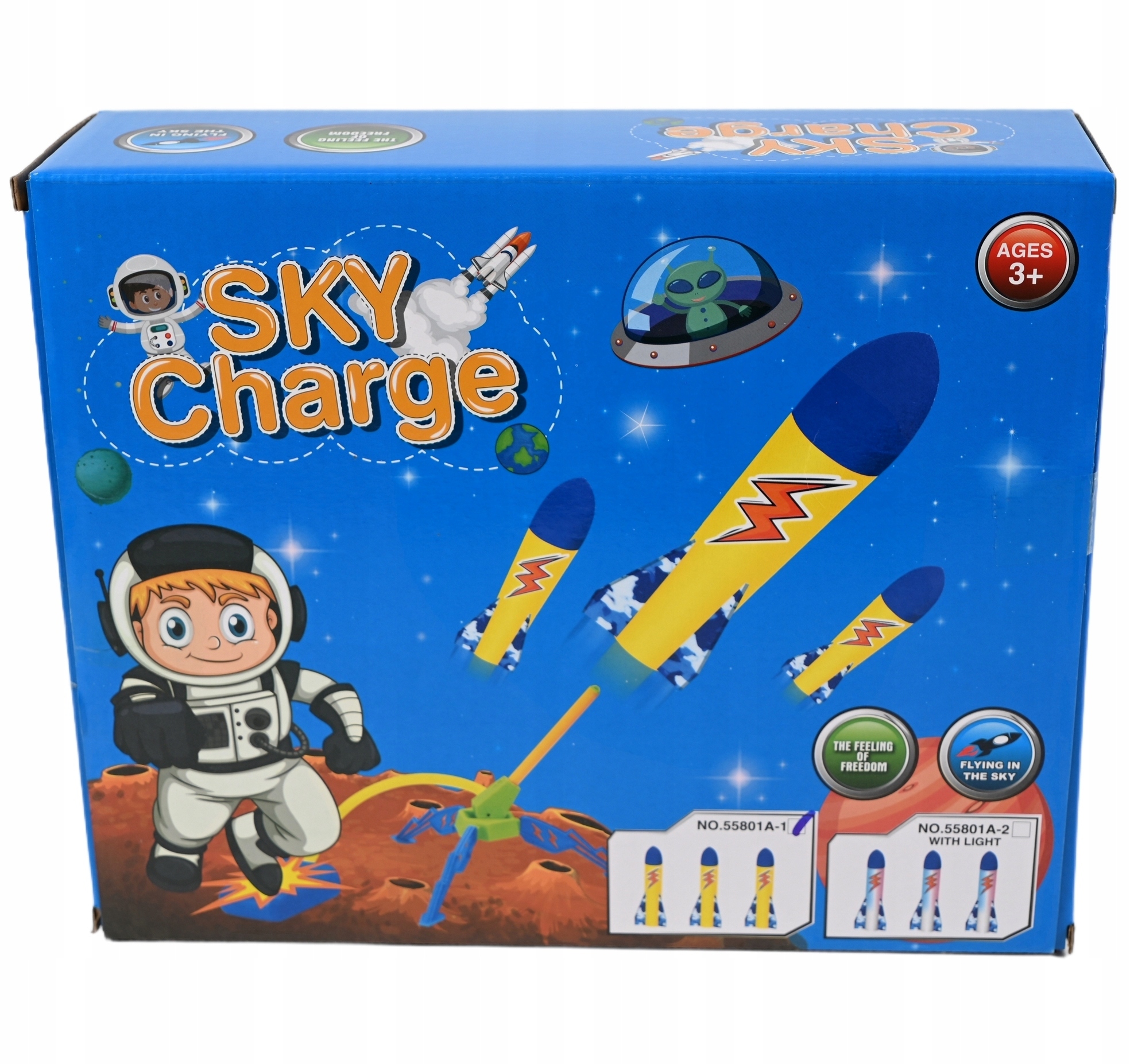 WYRZUTNIA RAKIET KATAPULTA ROCKET LAUNCHER PIANKOWY POCISK 3SZT