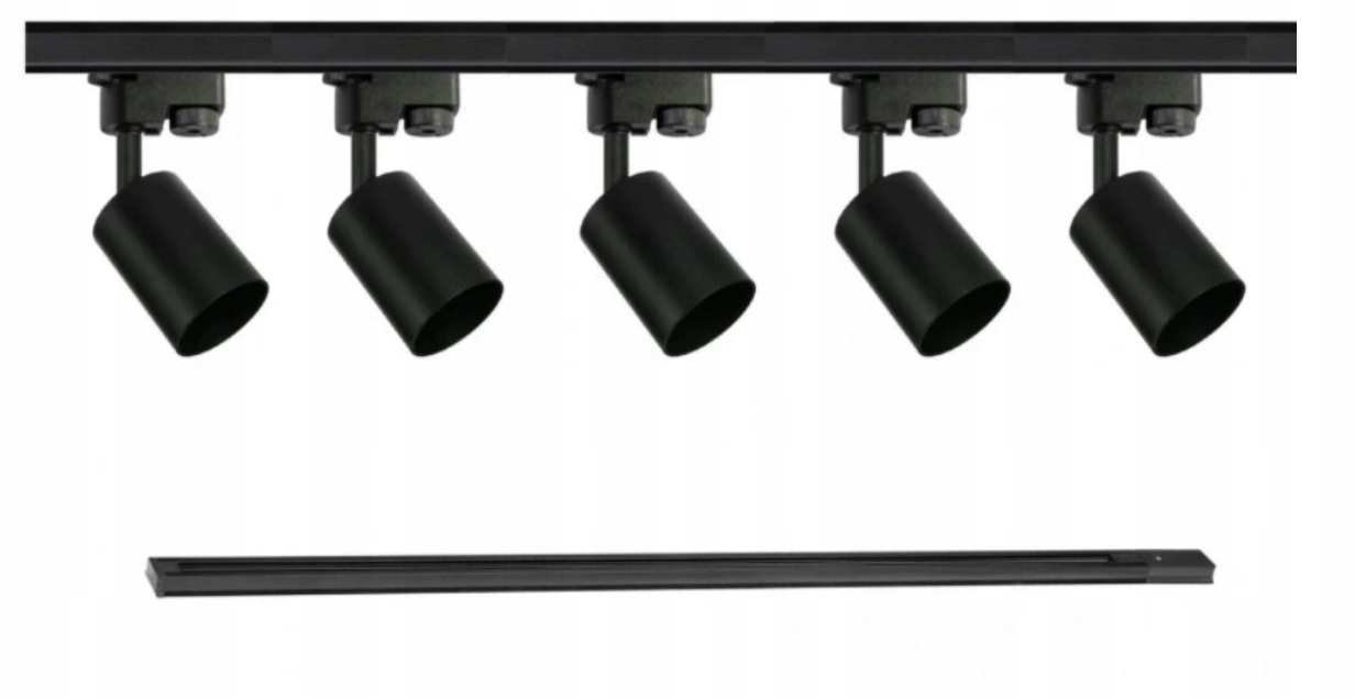 ZESTAW SZYNA SZYNOPRZEWÓD 2M + 5 LAMP LED GU10