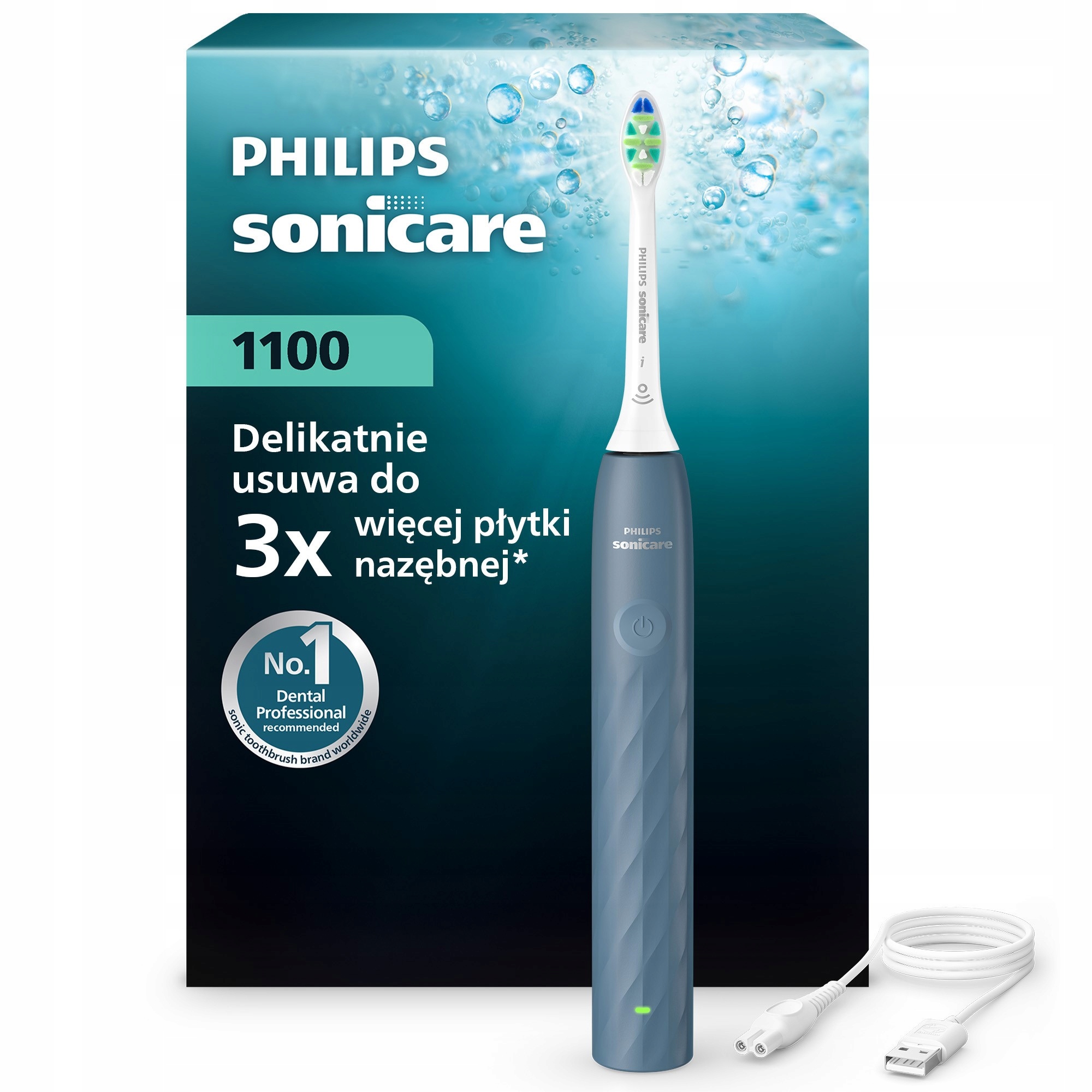 Philips Sonicare 1100 szczoteczka soniczna morska HX3901/03