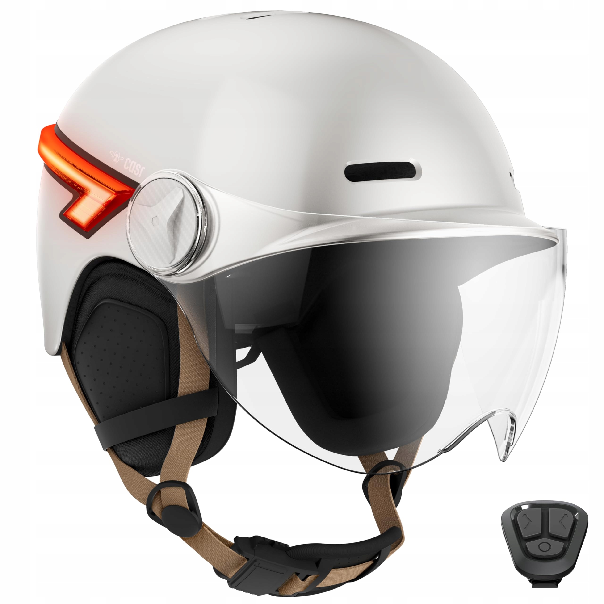 Kask rowerowy Casr glow r. 55-58 lekki i stylowy design