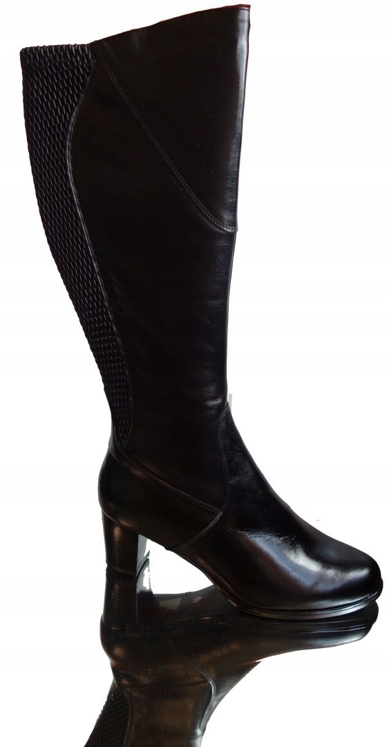 

Kozaki Skóra Szeroka Cholewka obwód Az 42 CM 42