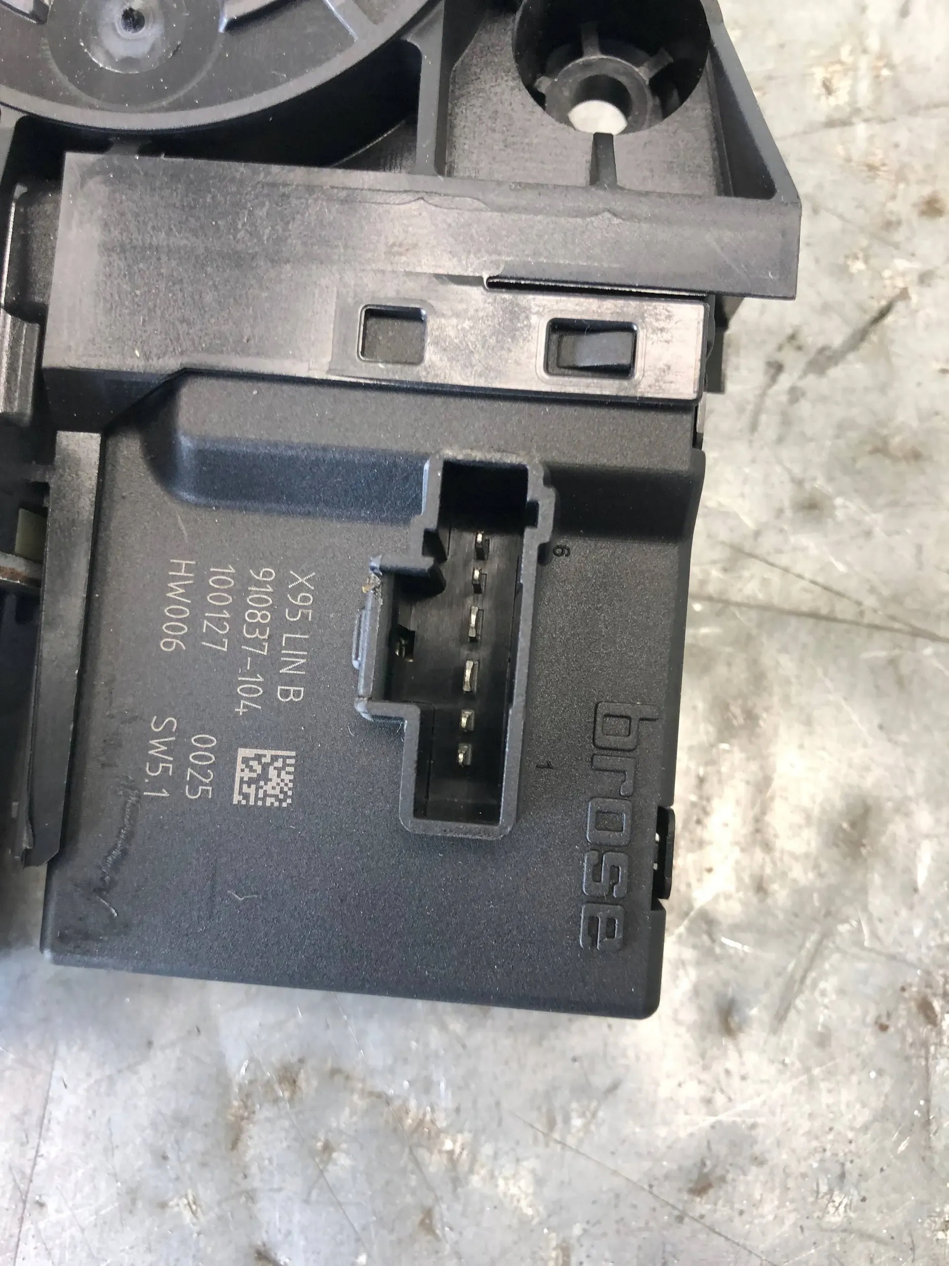 mini motor windows left rear part RENAULT SCENIC III 827310004R